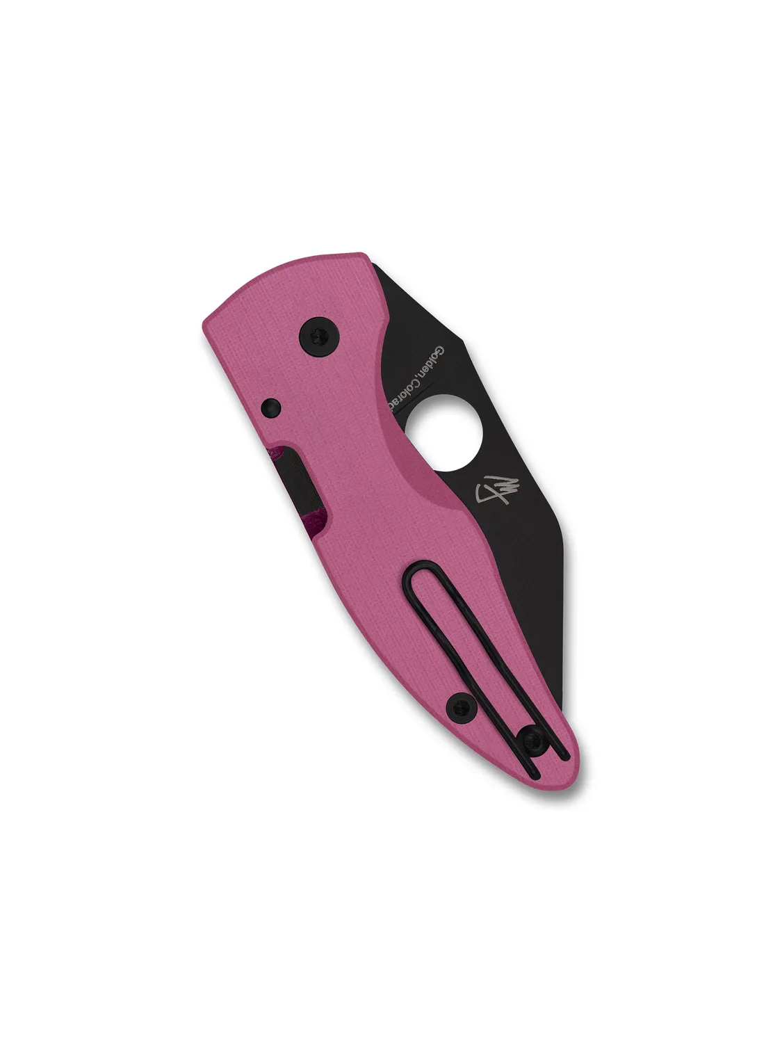 Spyderco MicroJimbo Pink Taschenmesser DLC S30V