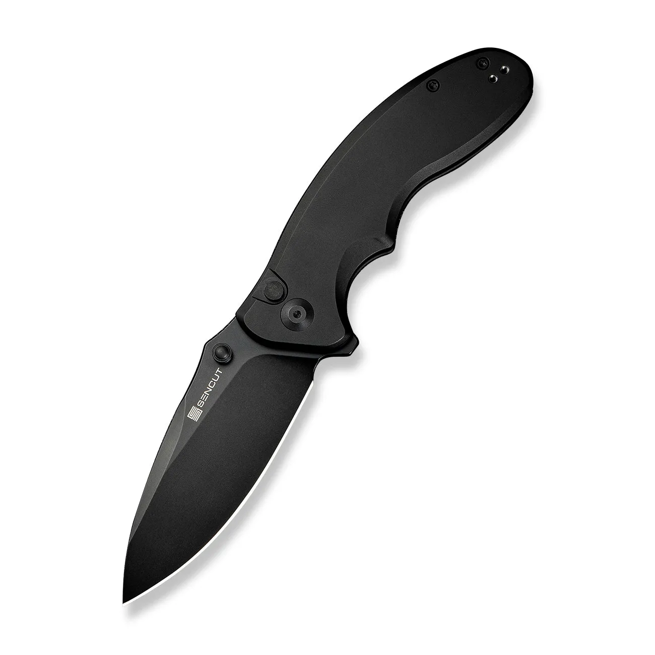 SENCUT Cybrix S23098A-1 Taschenmesser Schwarz Button Lock