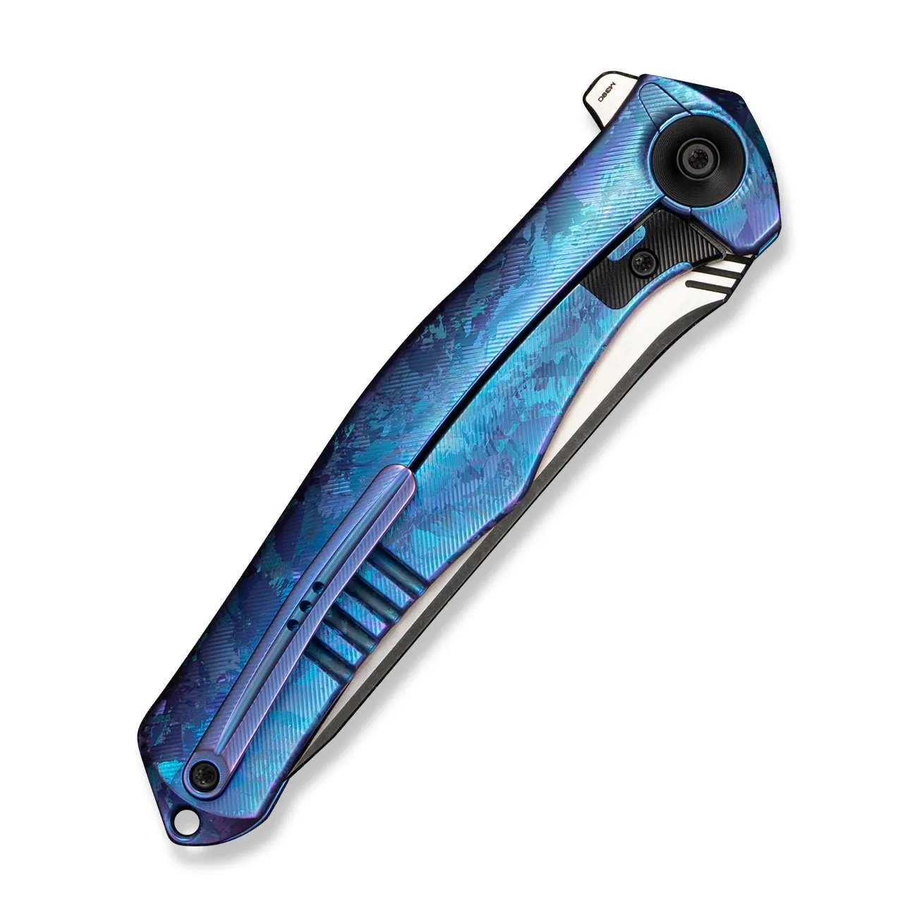 WeKnife 702 702-2025 BSW Klappmesser Titan Blau-Lila M390