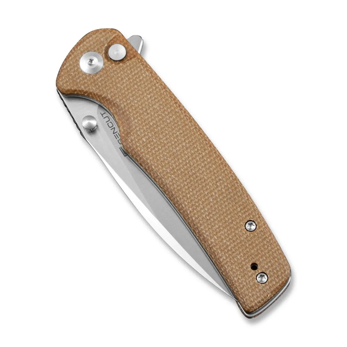 SENCUT Sachse S21007-3 Taschenmesser Braun Button Lock