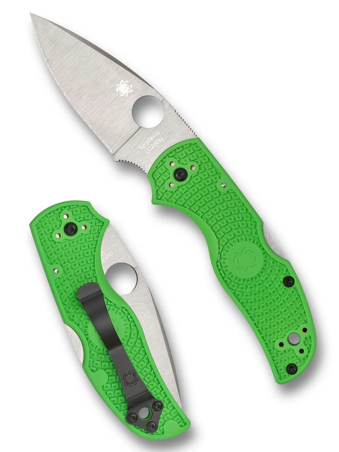 Spyderco Native 5 Salt Taschenmesser LC200N grün glatt