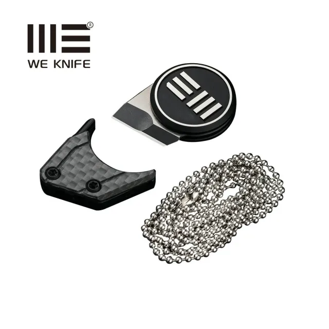 WeKnife Quark WE20021-2 Neck Knife M390 Carbon