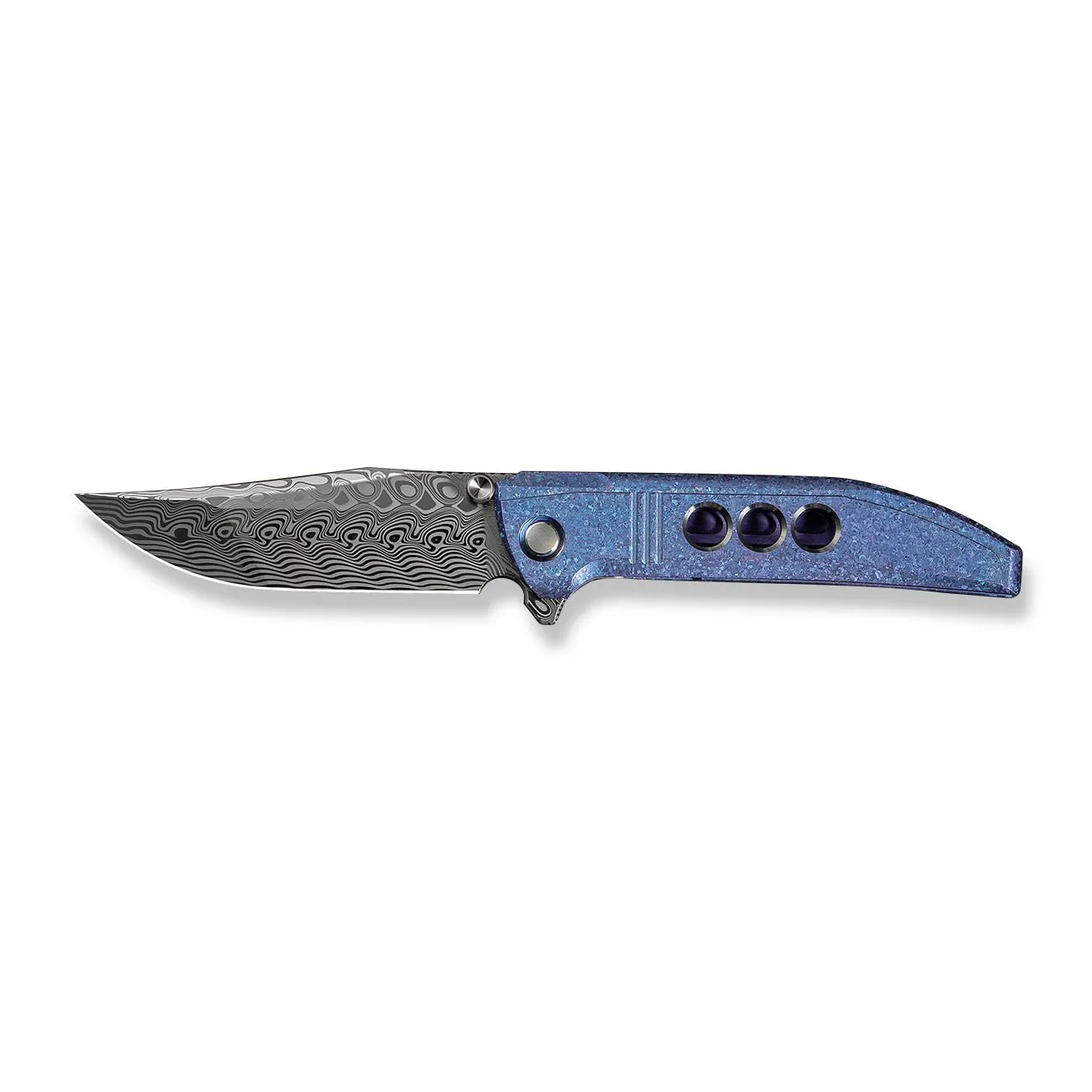 WeKnife Ezinta WE22041-DS1 Taschenmesser Damast Blau-Lila