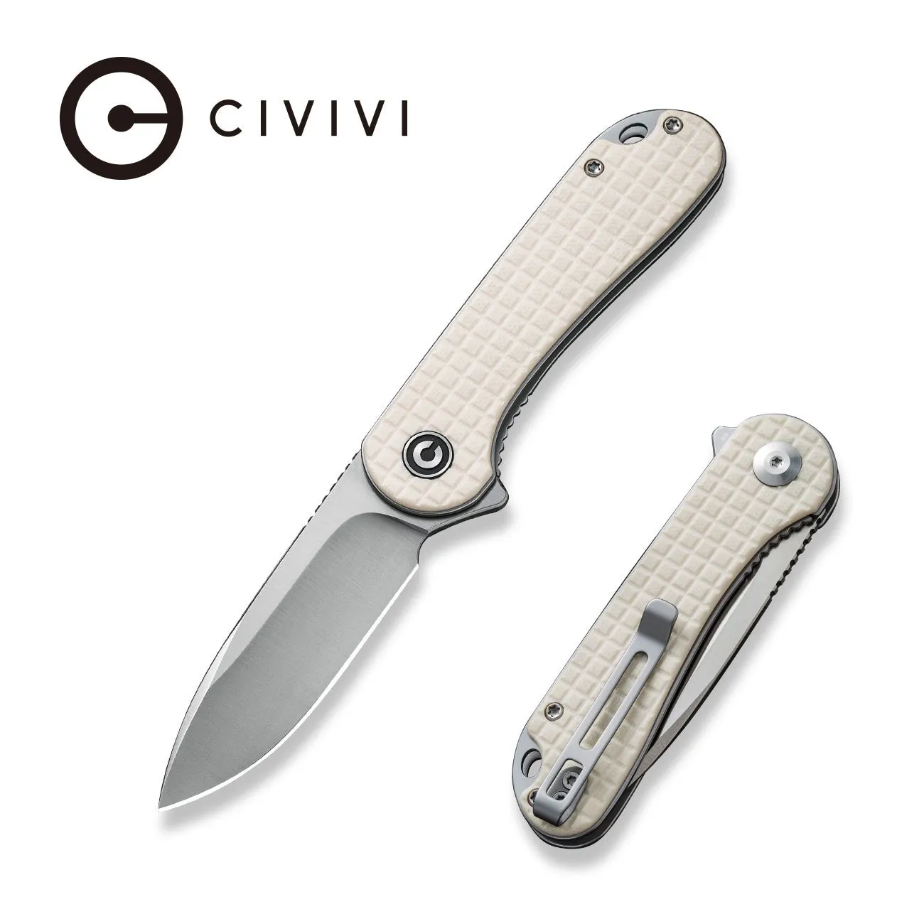 Civivi Elementum C907A-3 Taschenmesser ivory D2