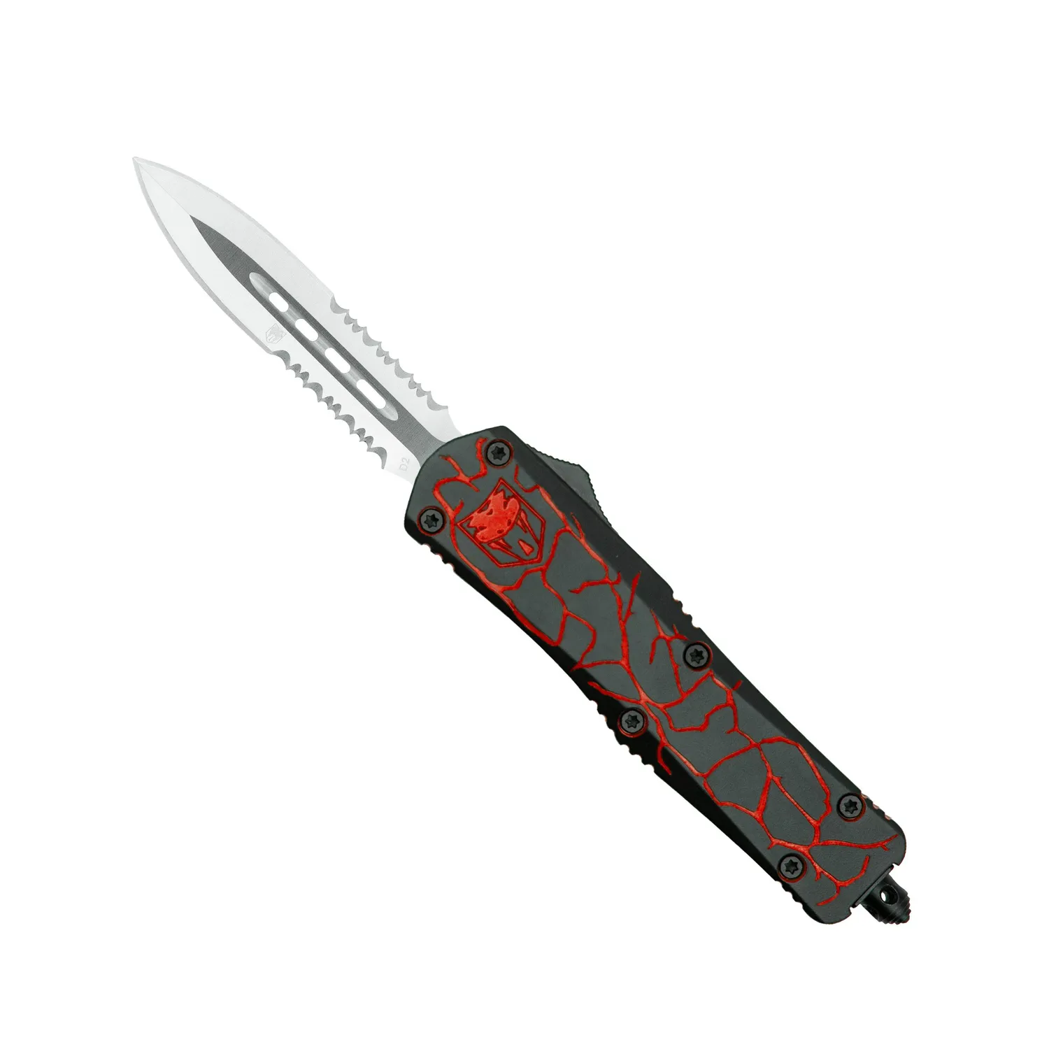 CobraTec FS-3 Fractured OTF-Messer Medium Cerakote