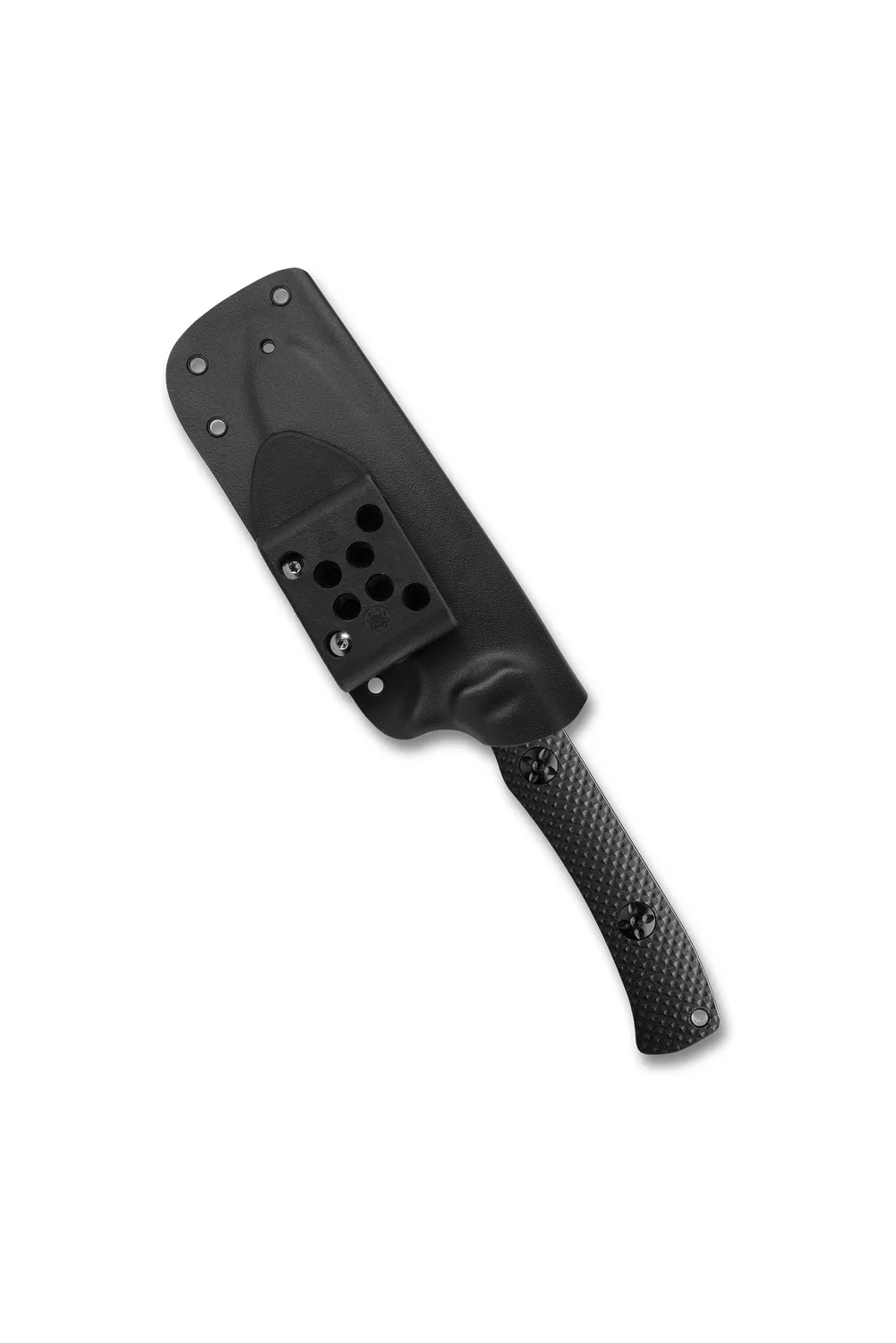 Spyderco Skoli Fixed Messer Black Oxide G-10