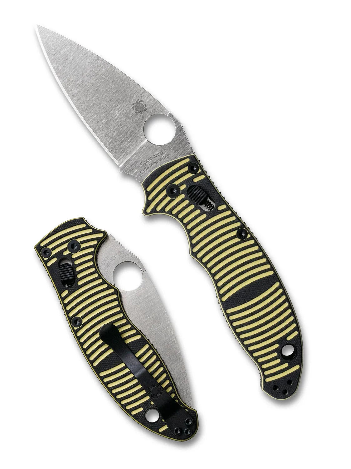 Spyderco Manix 2 Salt Taschenmesser Schwarz DLC Magnacut