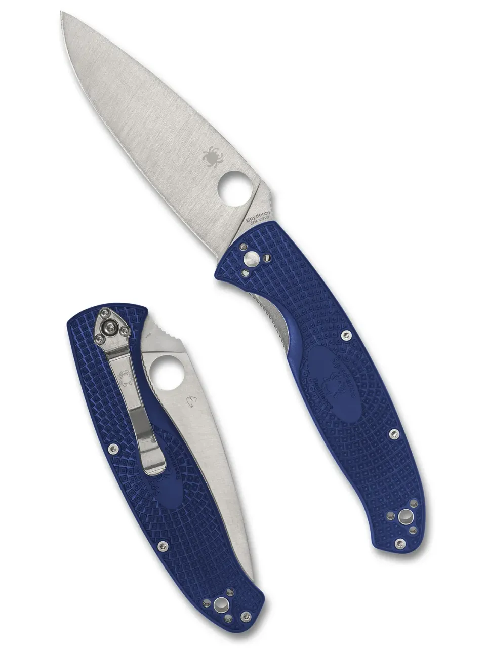 Spyderco Resilience Lightweight S35VN Klappmesser blau