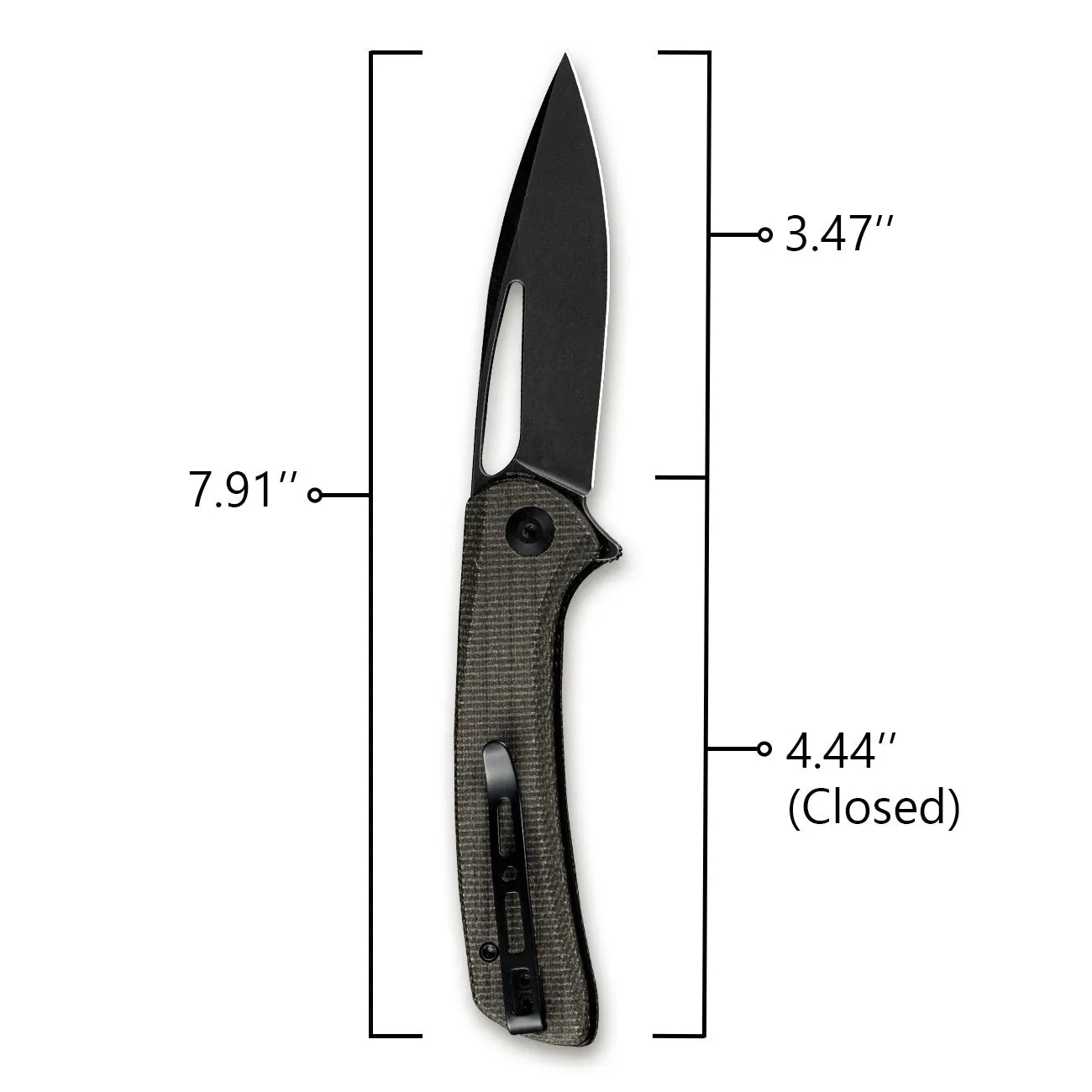 SENCUT Honoris SA07B Klappmesser Micarta dunkelgrün