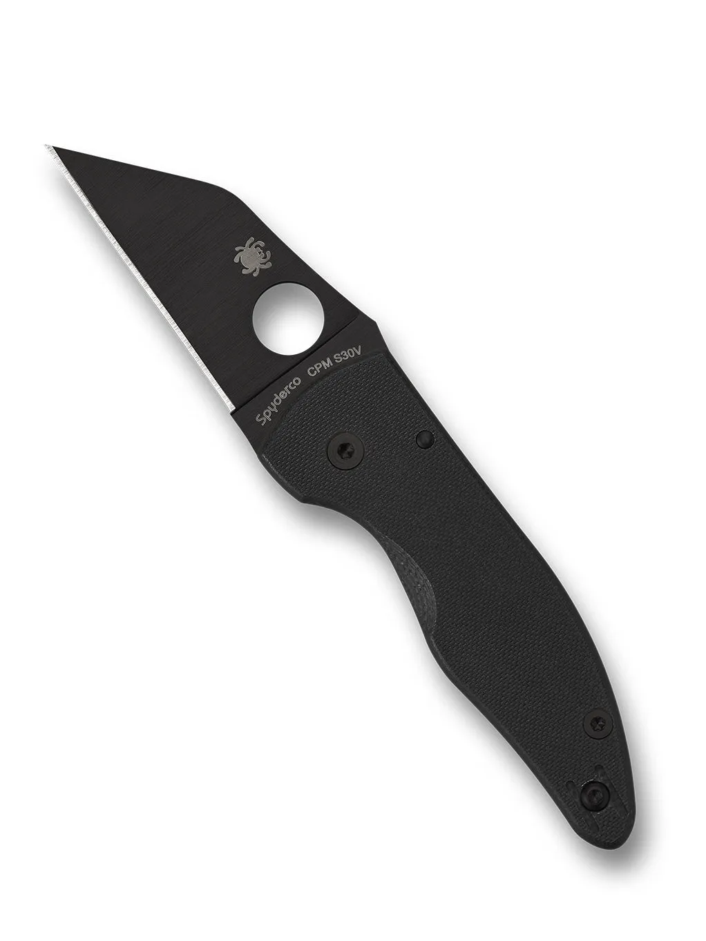 Spyderco MicroJimbo Taschenmesser S30V DLC Schwarz