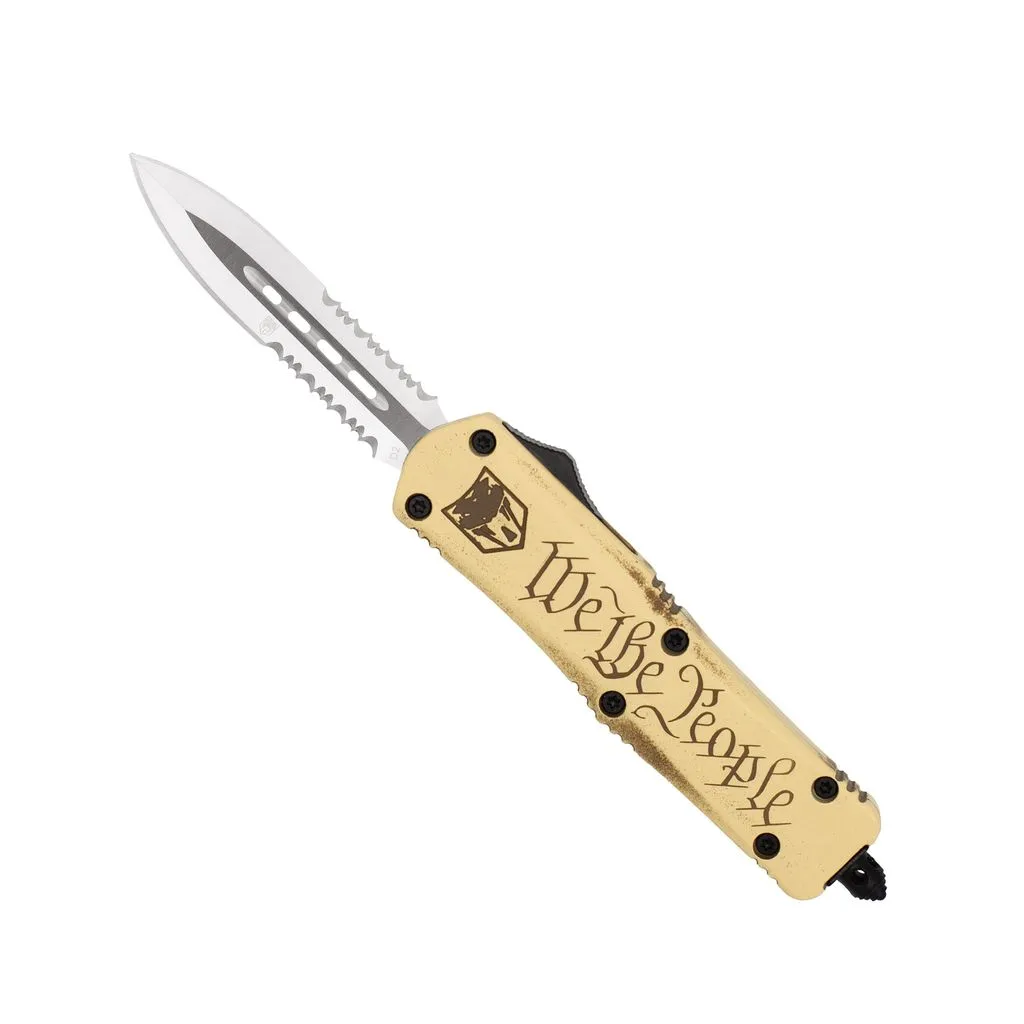 CobraTec FS-3 Medium OTF-Messer We The People Cerakote