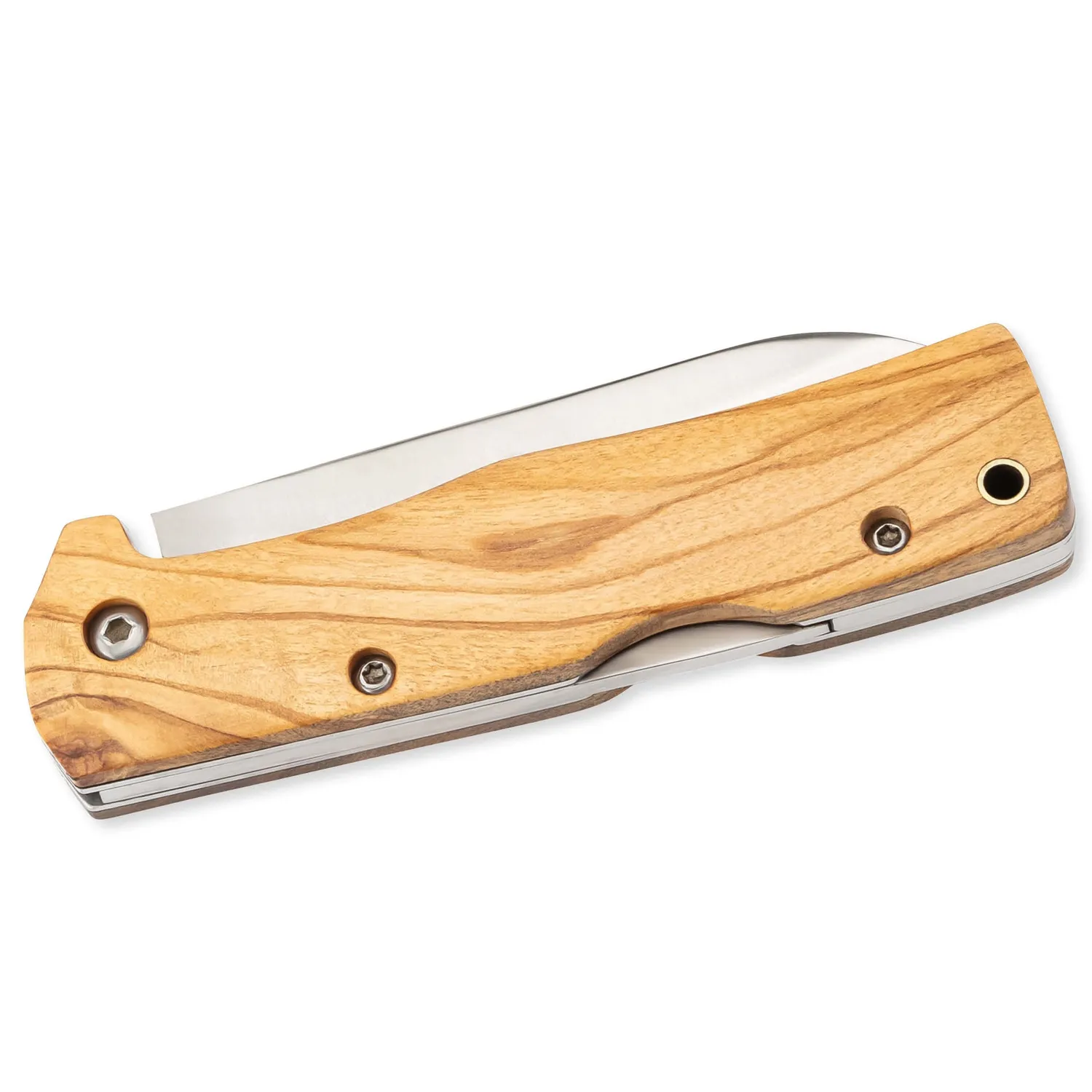 Herbertz Selektion Taschenmesser Olivenholz 6,9 cm rostfrei