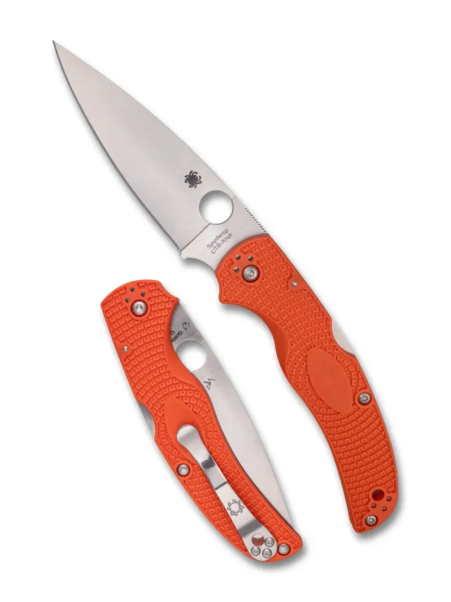 Spyderco Native Chief Klappmesser Orange FRN CTS-XHP