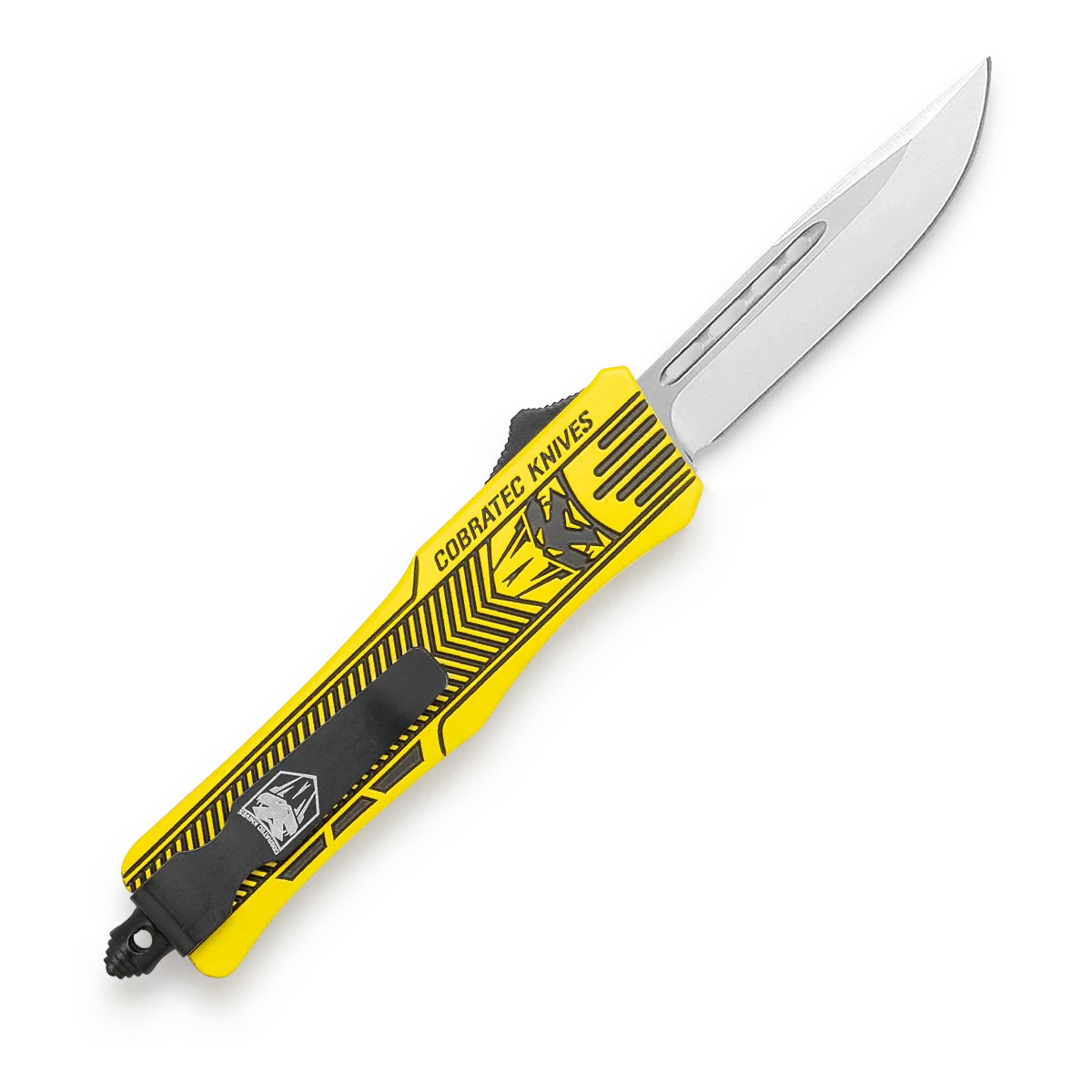 CobraTec Medium CTK-1 OTF Messer Gelb D2 Dual Action