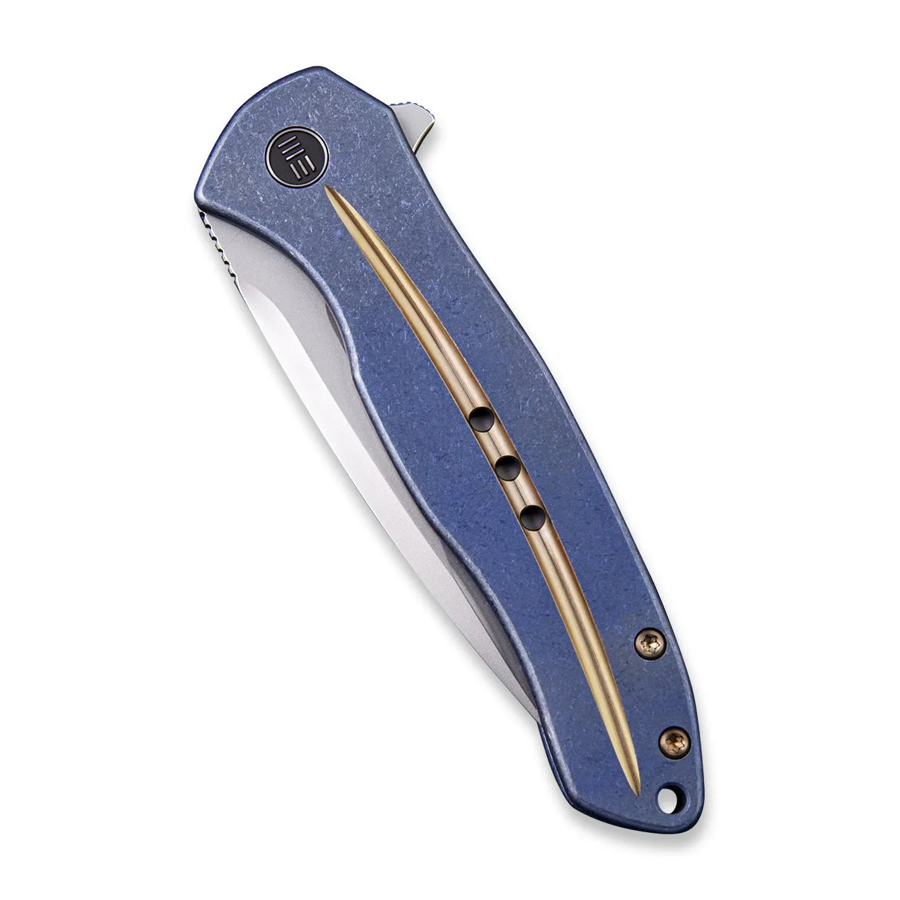 WeKnife Kitefin 2001F Klappmesser Titan Blau S35VN