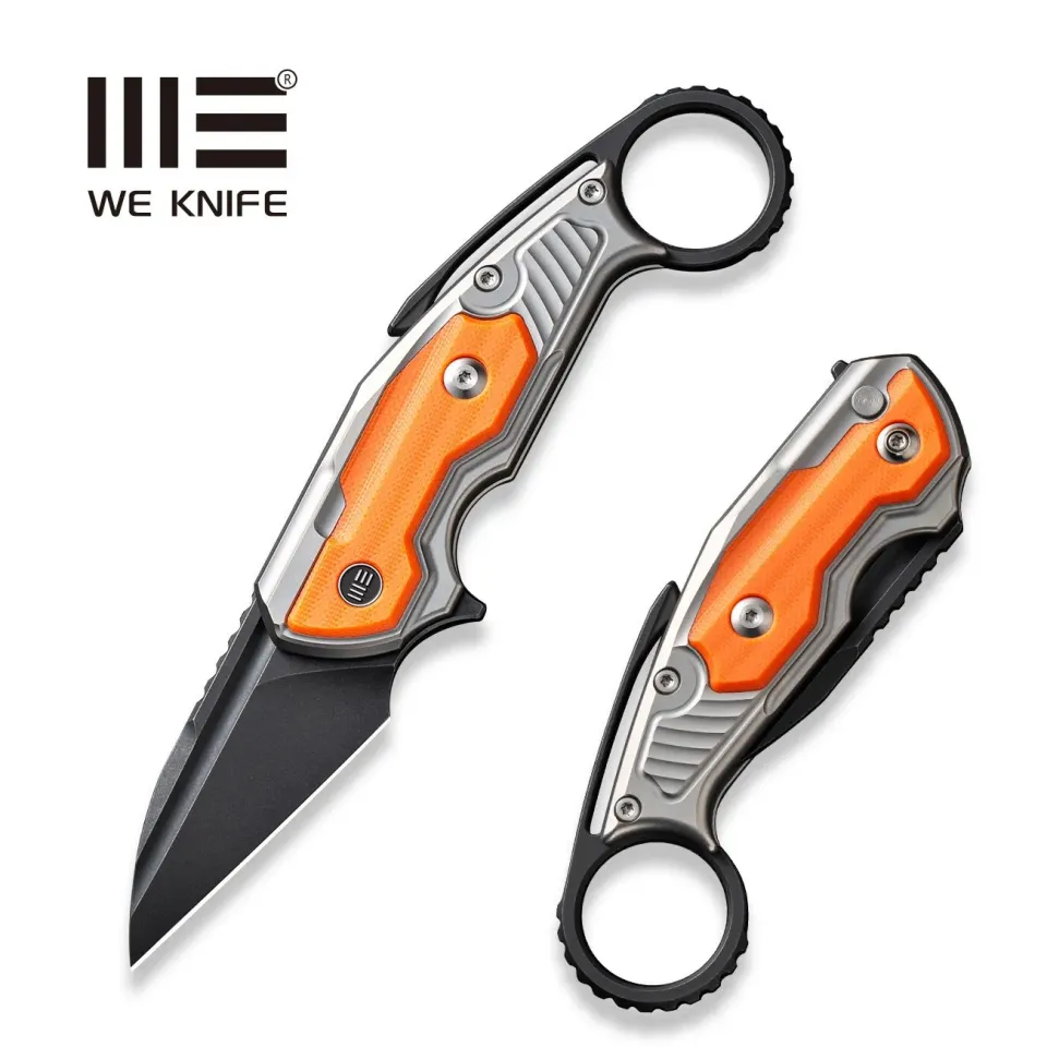 WeKnife Yardbird WE22021-1 Klappmesser Grau-Orange 20CV