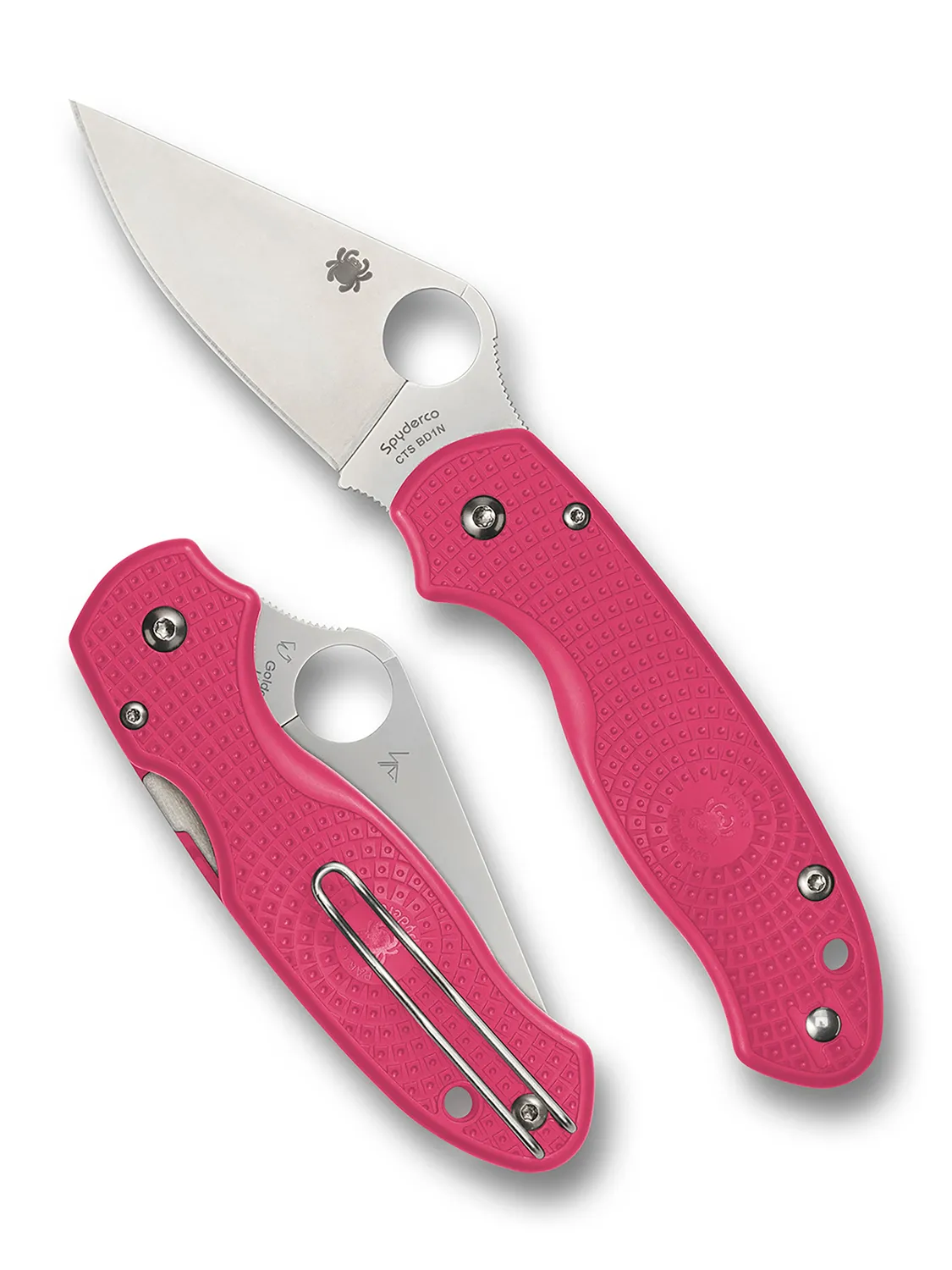 Spyderco Para 3 Lightweight Taschenmesser Pink DLC