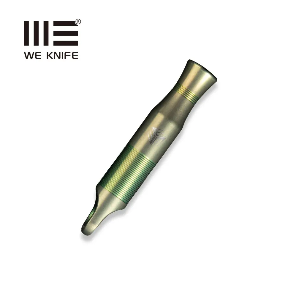 WeKnife A-05CP Titan-Pfeife Grün mit Paracord