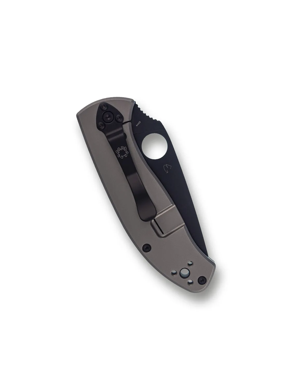 Spyderco Tenacious Titanium Klappmesser Black R.I.L.