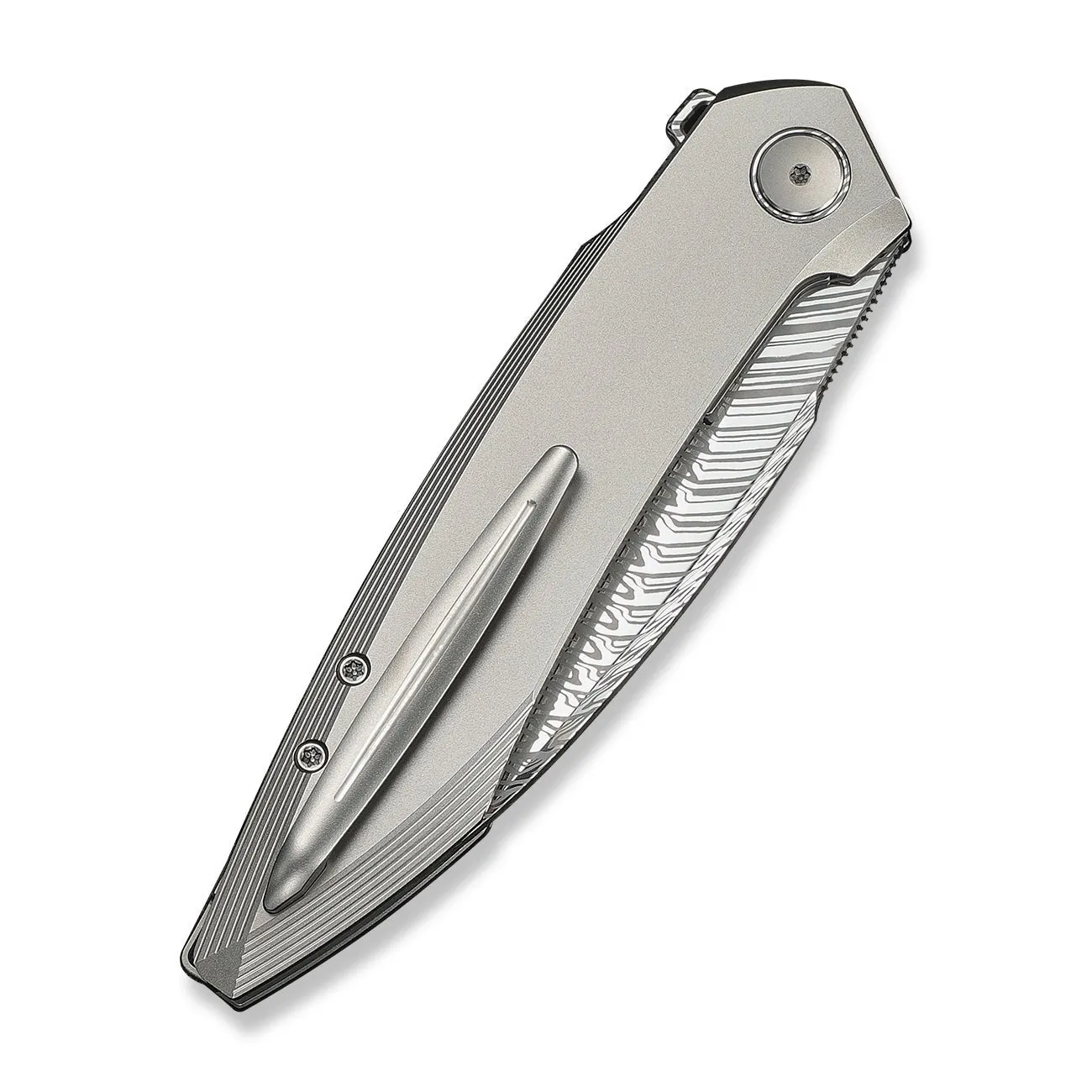 WeKnife Fluxor WE23071-DS1 Taschenmesser Damasteel Titan