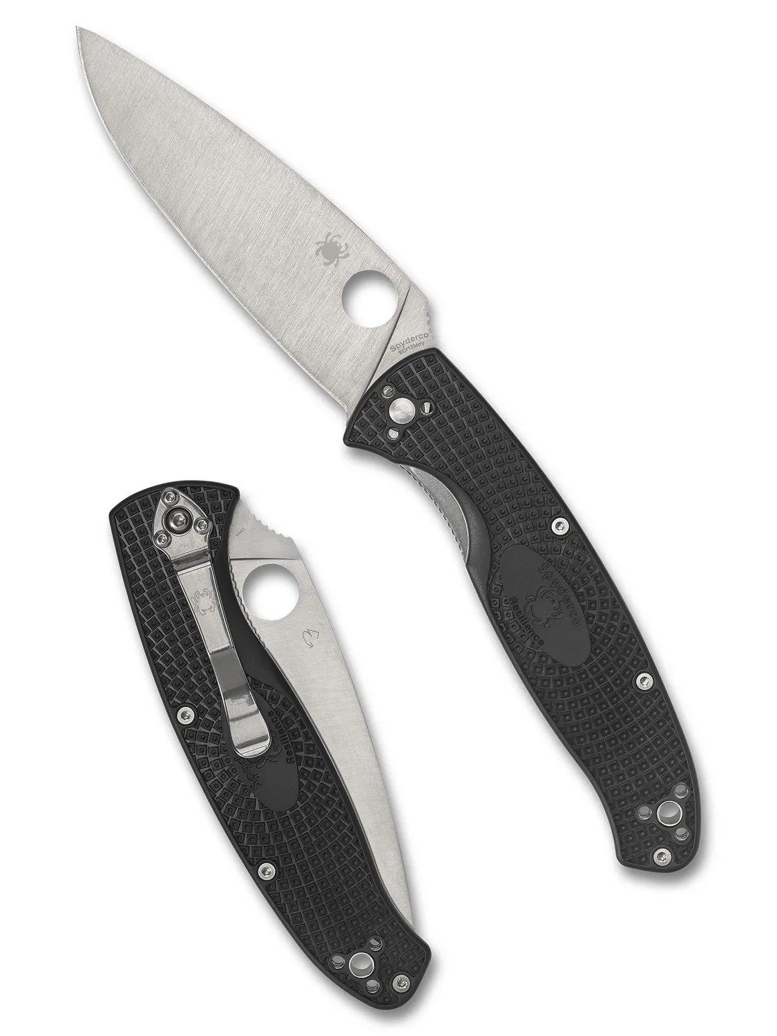 Spyderco Resilience Lightweight FRN Taschenmesser PlainEdge