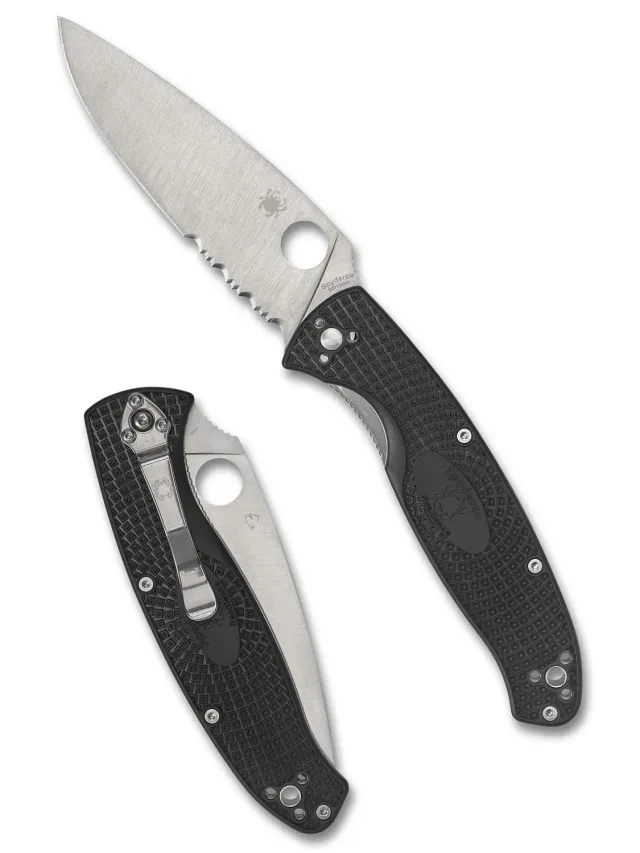 Spyderco Resilience Lightweight FRN Taschenmesser PlainEdge