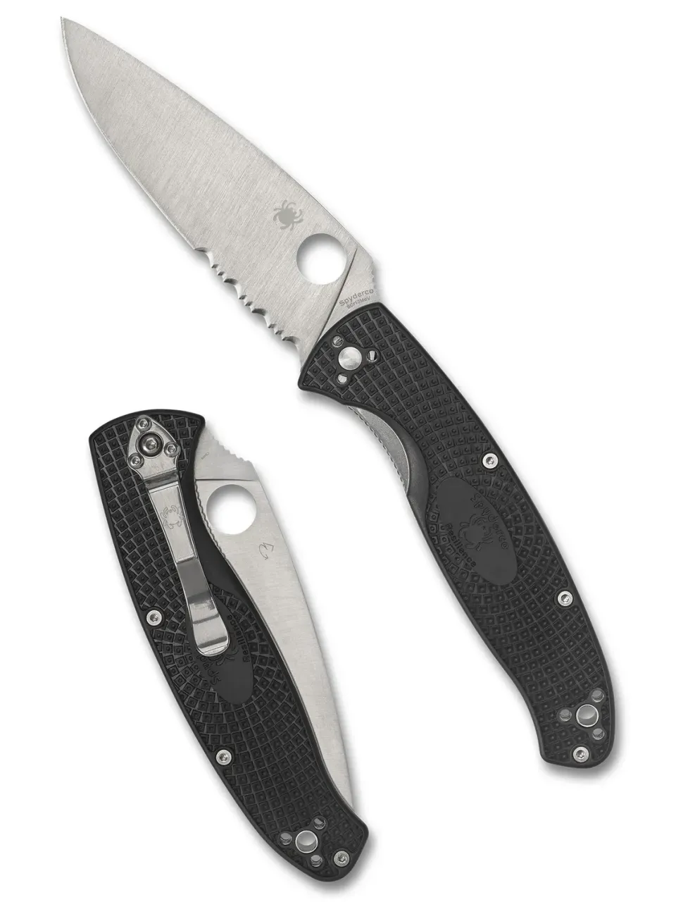 Spyderco Resilience Lightweight FRN Taschenmesser PlainEdge