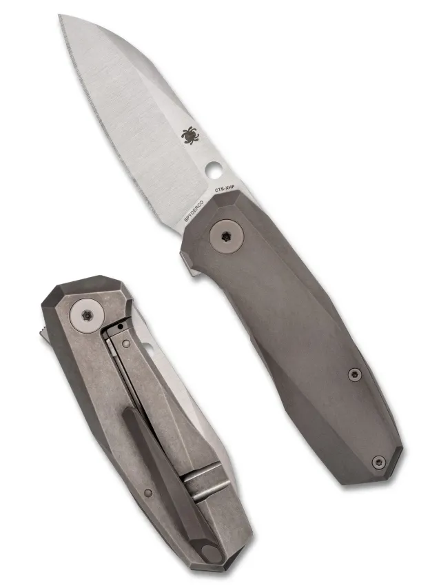 Spyderco Techno 3 Taschenmesser Titan CTS-XHP