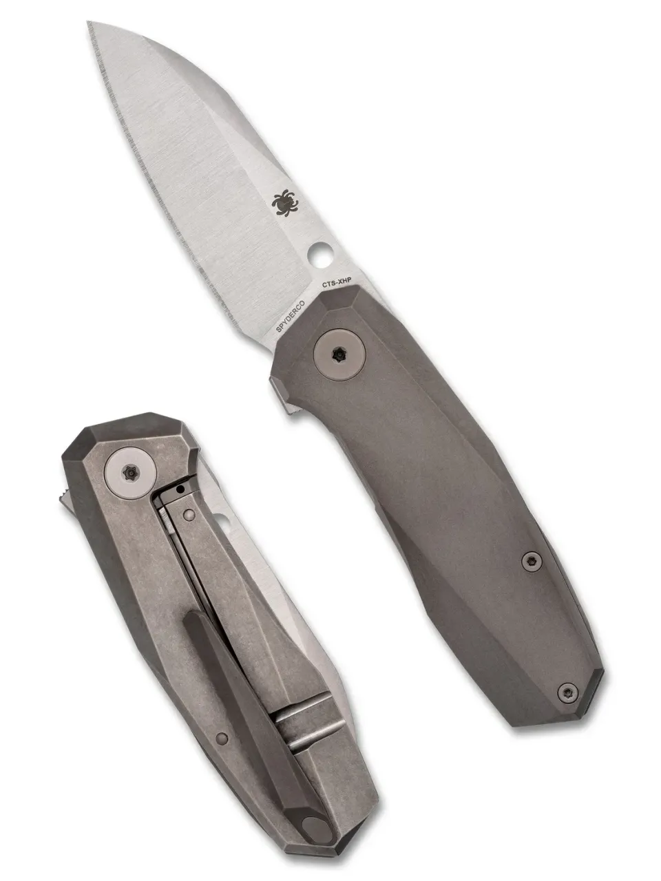 Spyderco Techno 3 Taschenmesser Titan CTS-XHP