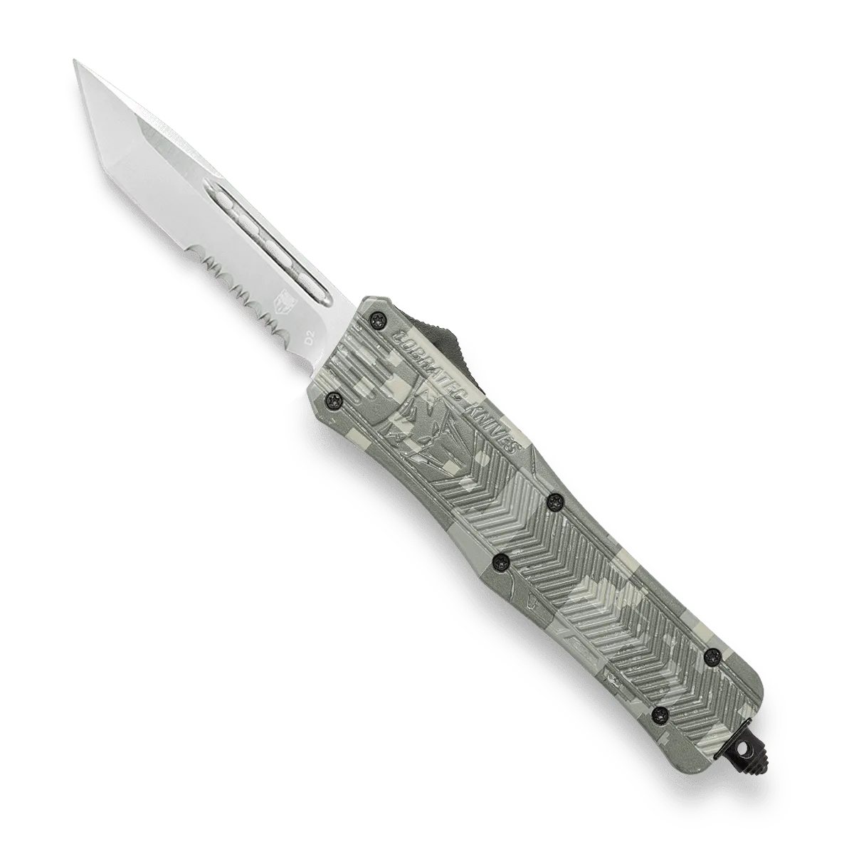 CobraTec CTK-1 Medium OTF Messer Army Digi Camo D2