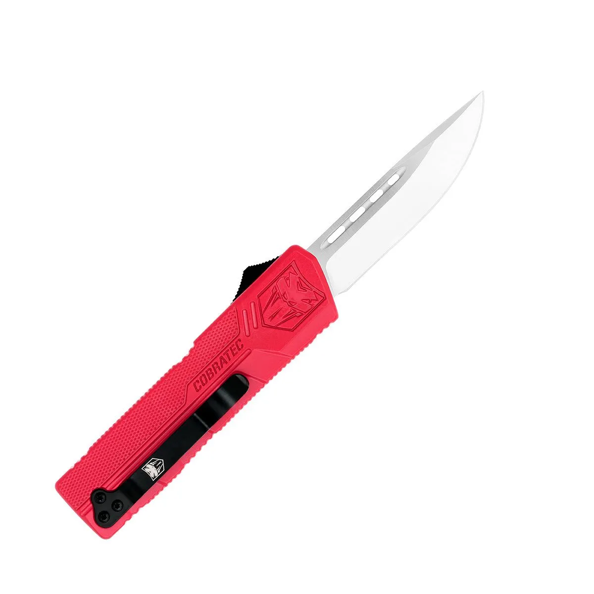 CobraTec Lightweight OTF Messer D2 rot 7,75 Zoll