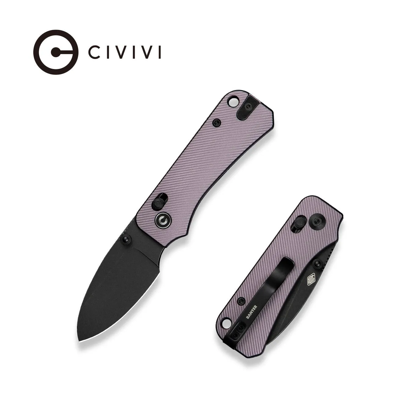Civivi Baby Banter 2 C23074-2 Klappmesser Lila Nitro-V