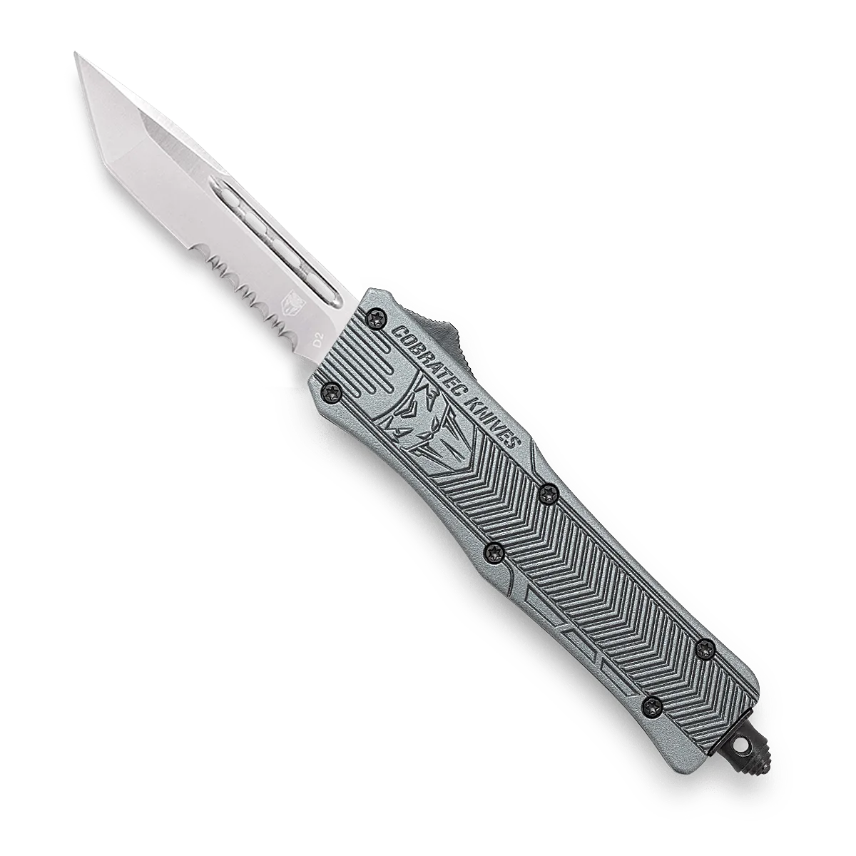 CobraTec Small CTK-1 OTF Messer Grau Cerakote D2