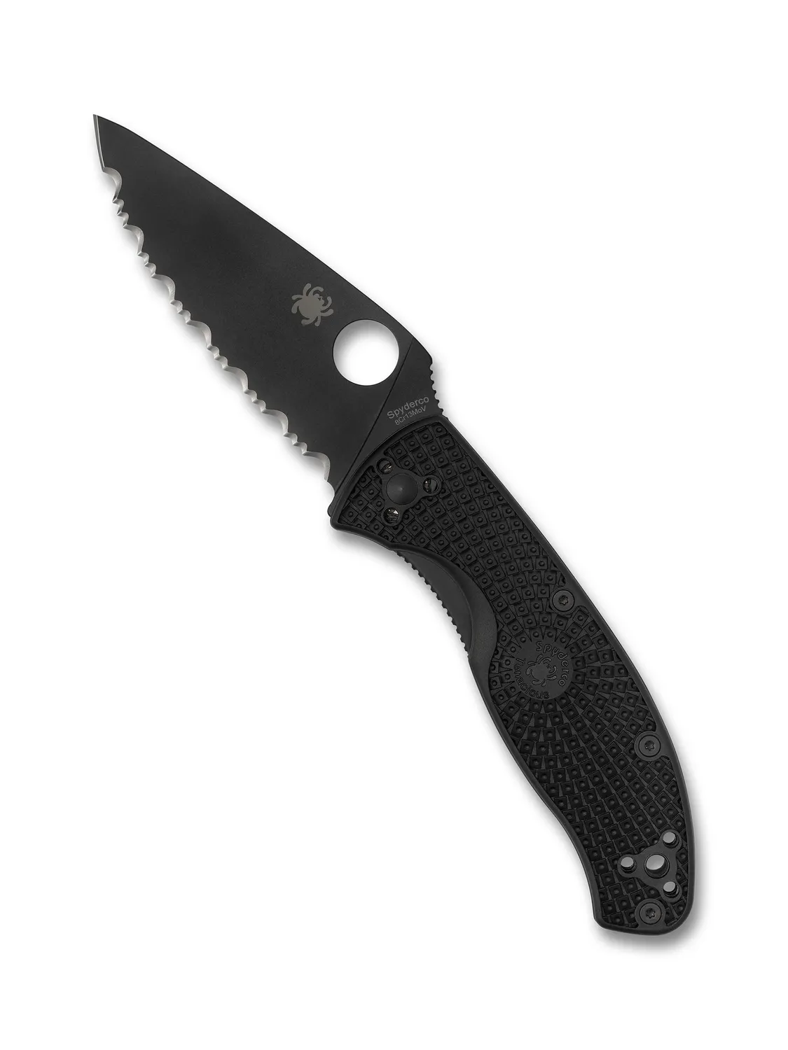 Spyderco Tenacious Lightweight Klappmesser FRN Plain
