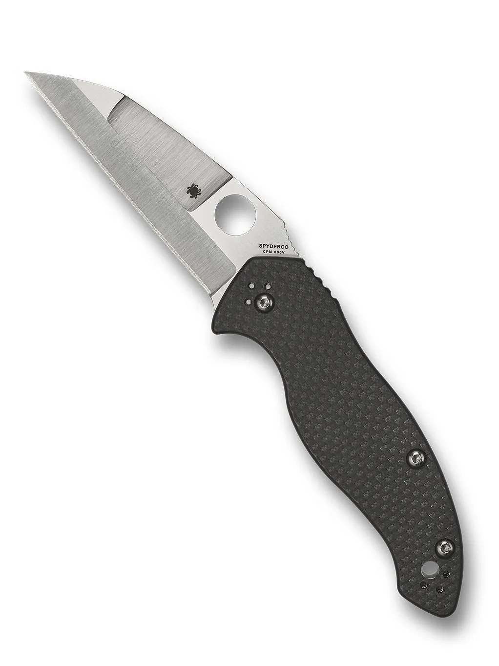 Spyderco Canis Taschenmesser S30V Wharncliffe Schwarz