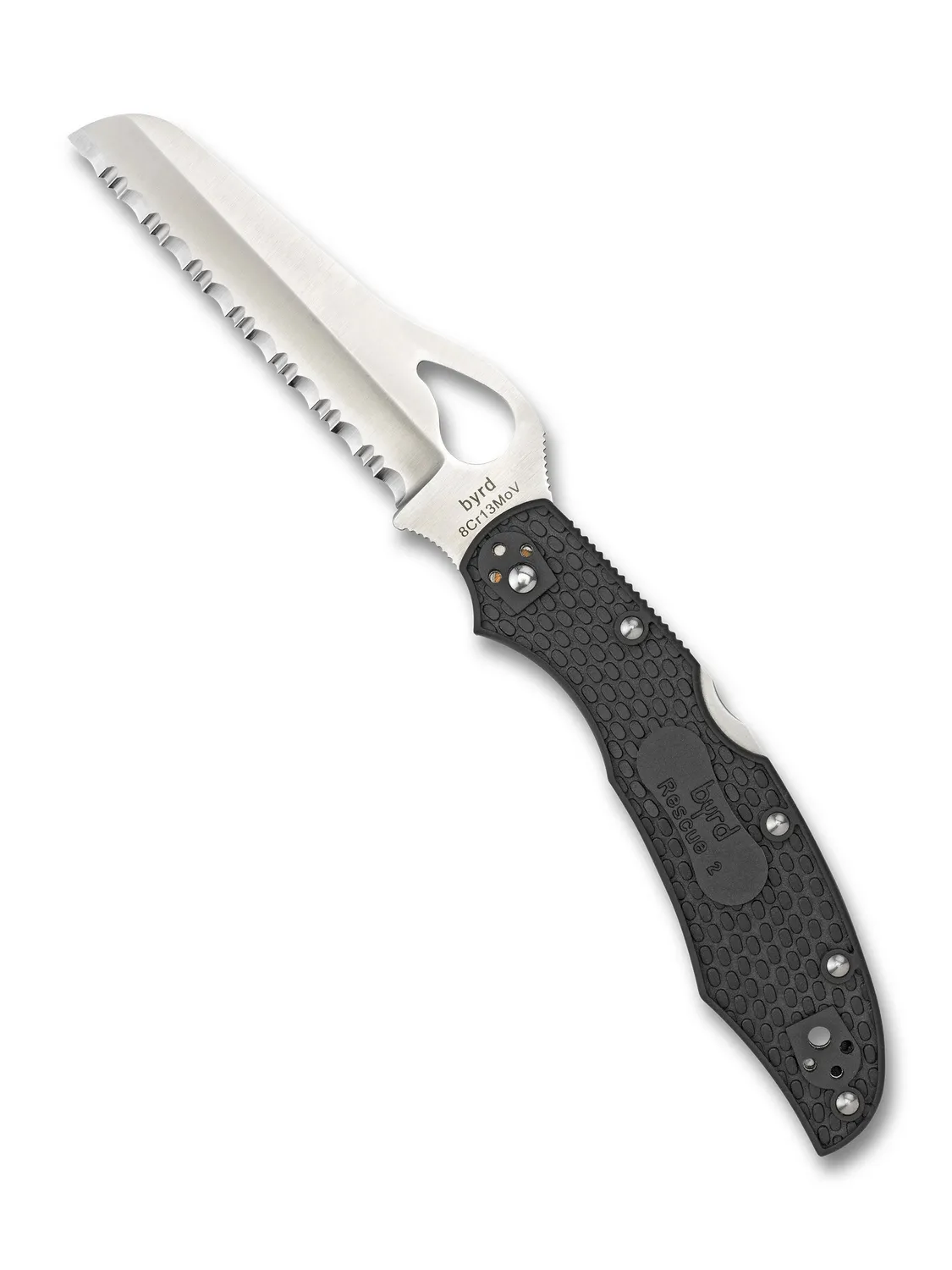 Byrd Cara Cara 2 Rescue Taschenmesser Schwarz Vollwelle