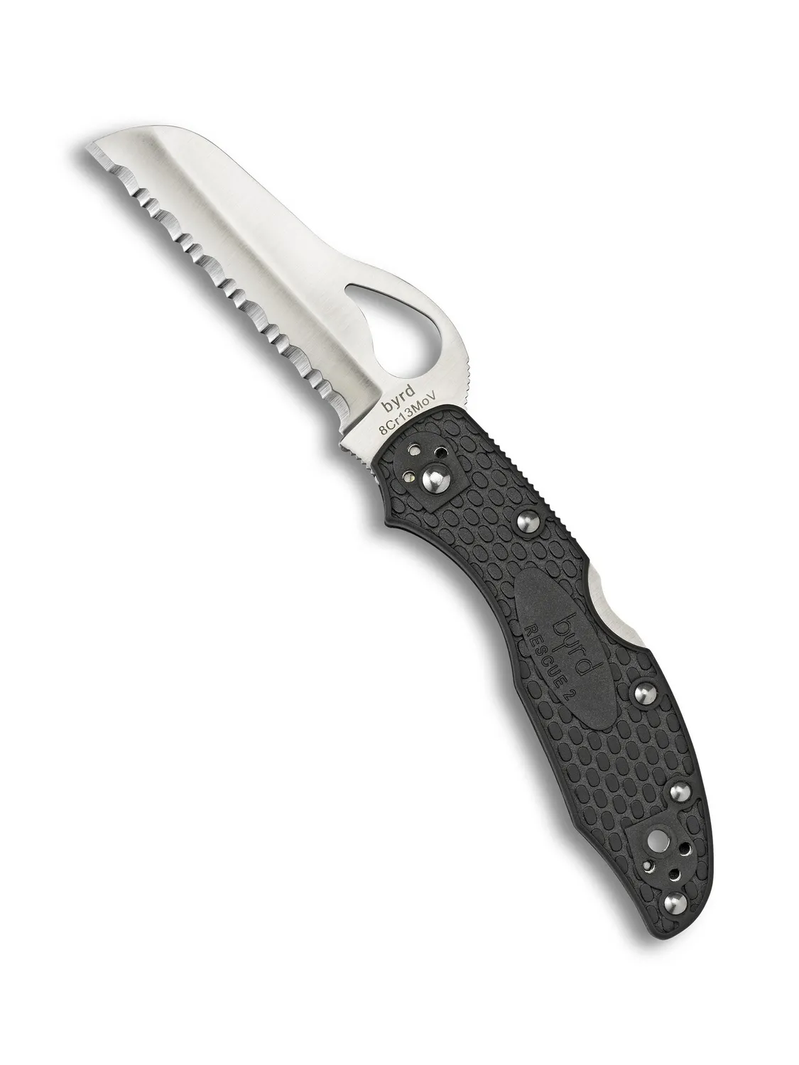 Byrd Meadowlark 2 Rescue Taschenmesser vollgezahnt Sheepsfoot