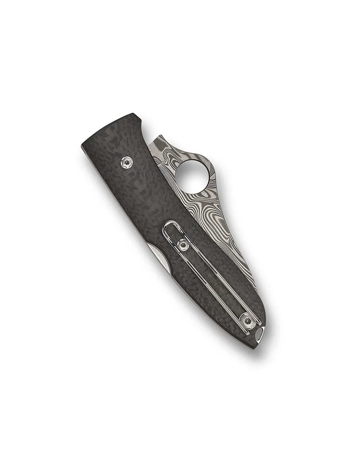 Spyderco SpyOpera Sprint Run Taschenmesser Damast