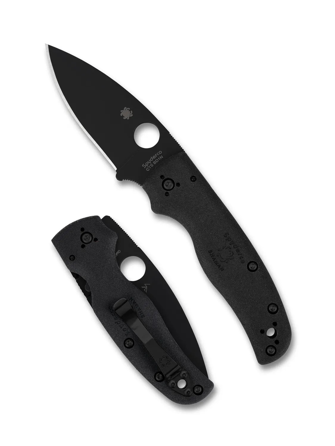 Spyderco Shaman Lightweight Klappmesser PlainEdge FRN