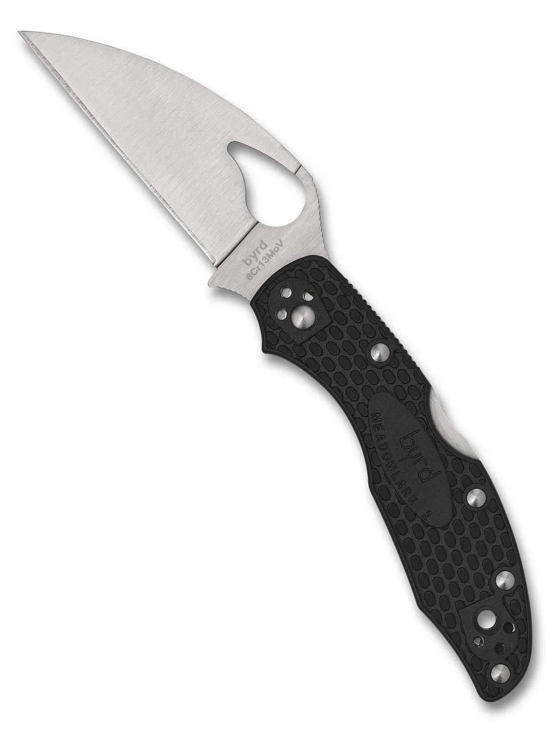 byrd Meadowlark 2 Wharncliffe Taschenmesser FRN glatte Klinge