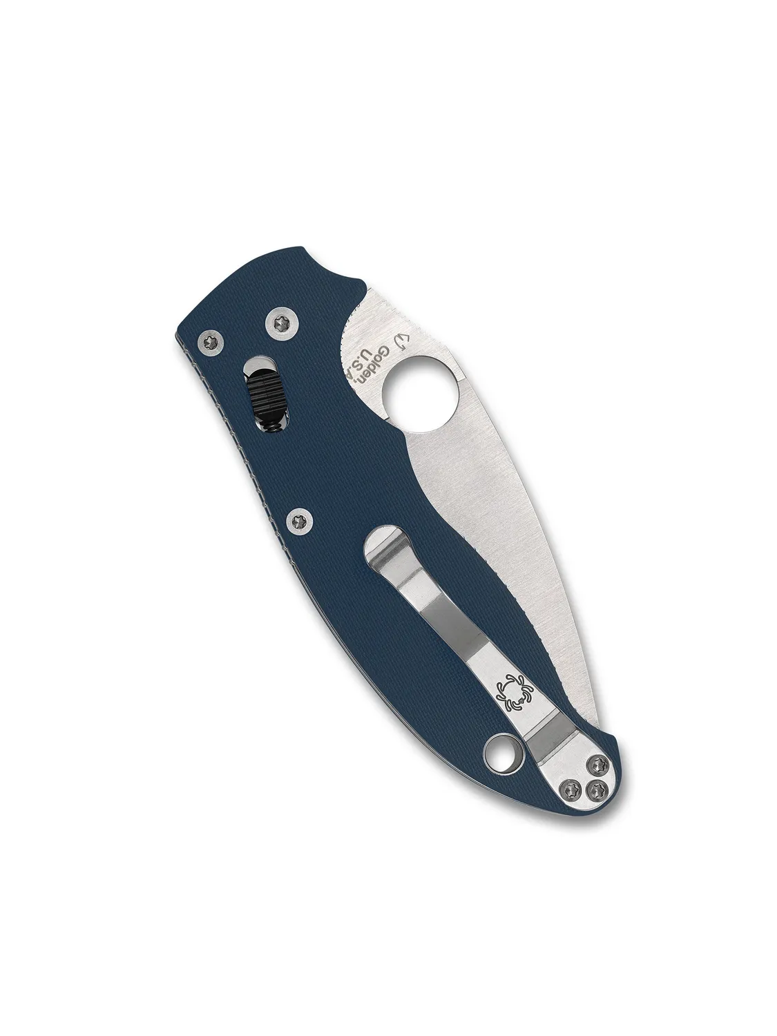 Spyderco Manix 2 CPM SPY27 Taschenmesser Blau G-10