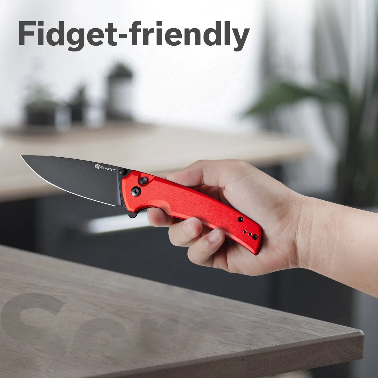 SENCUT Serene S21022B-2 Klappmesser rot Aluminium