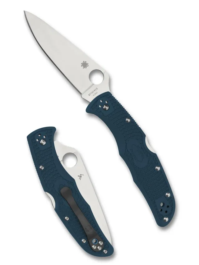 Spyderco Endura 4 Lightweight K390 Taschenmesser Blau