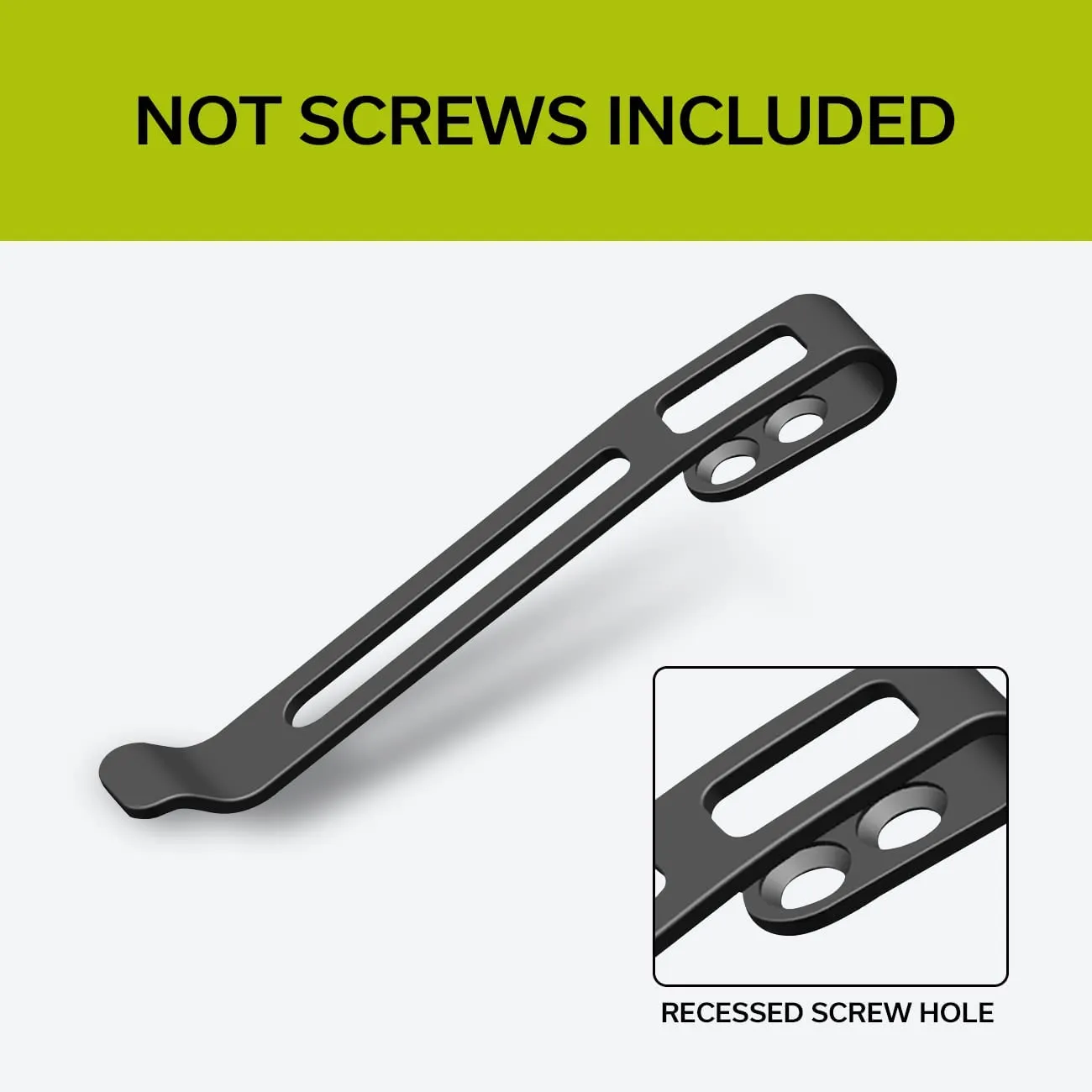 CIVIVI CA-05E Deep-Carry Messerclip Edelstahl 2 Stück