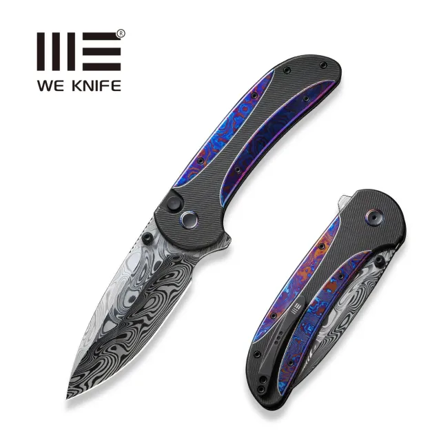 WeKnife Zizzit WE23031-DS1 Taschenmesser Damasteel