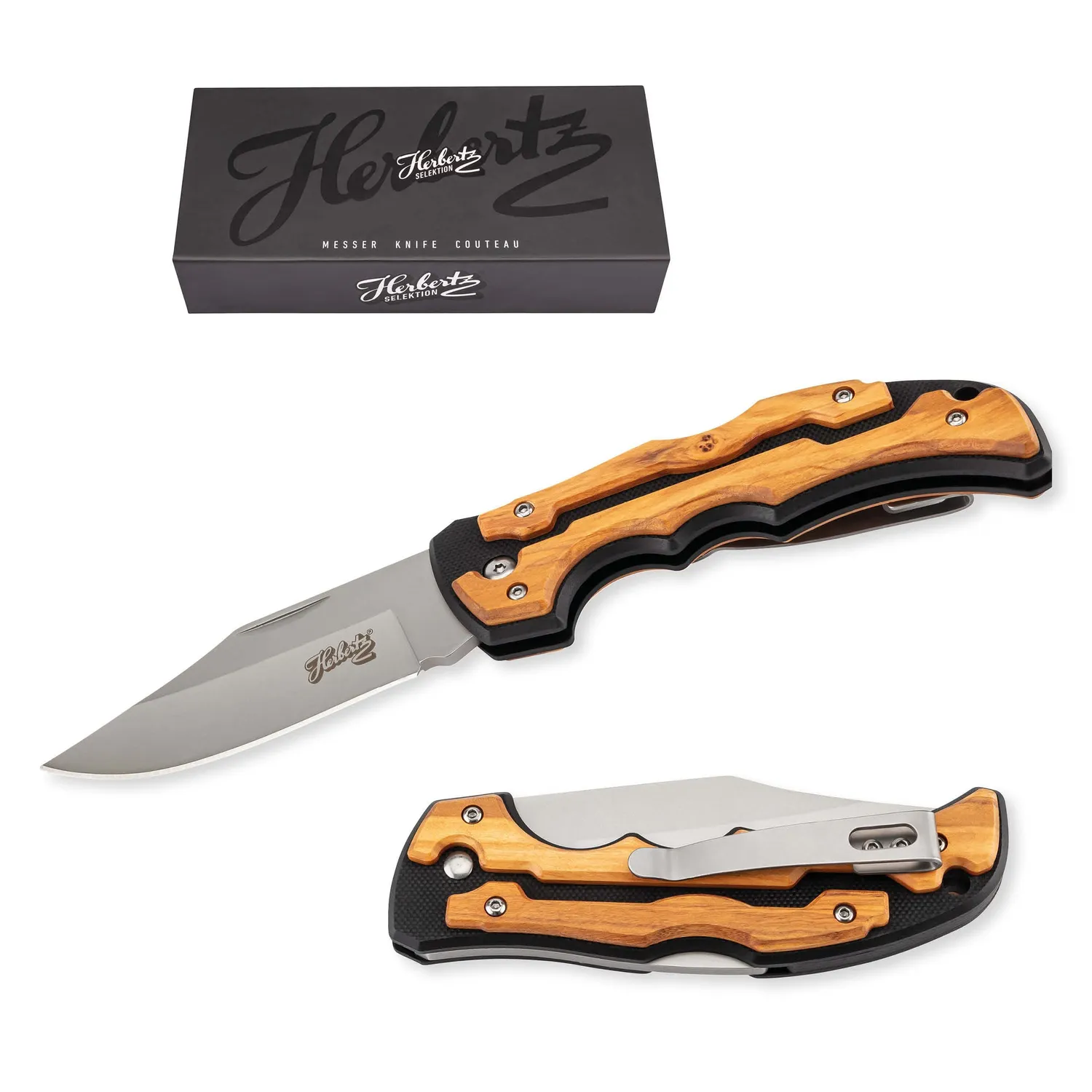 Herbertz Selektion Taschenmesser Olive 440 8,7 cm