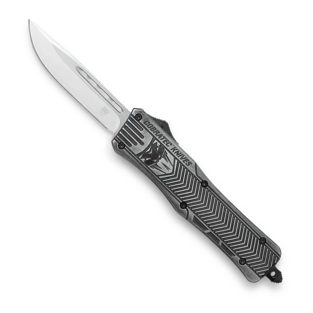 CobraTec CTK-1 Medium OTF-Messer Stonewash D2