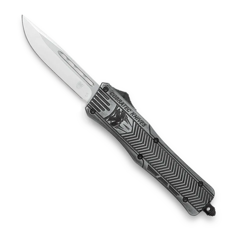 CobraTec CTK-1 Medium OTF-Messer Stonewash D2