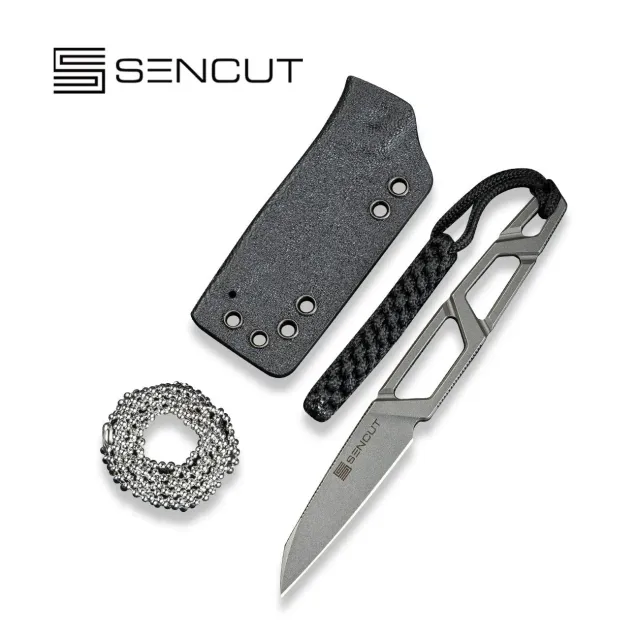 SENCUT TEXO S23095-2 Neck Knife Kydex Stonewashed