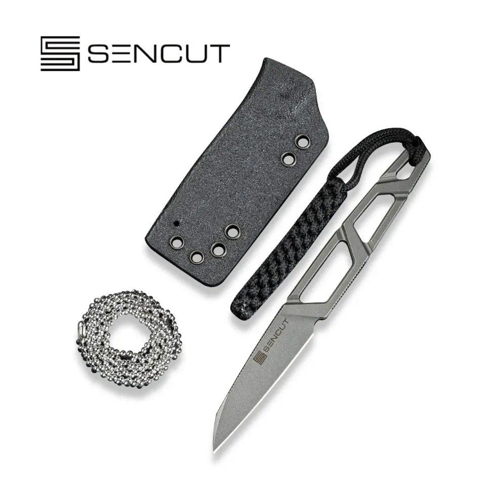 SENCUT TEXO S23095-2 Neck Knife Kydex Stonewashed